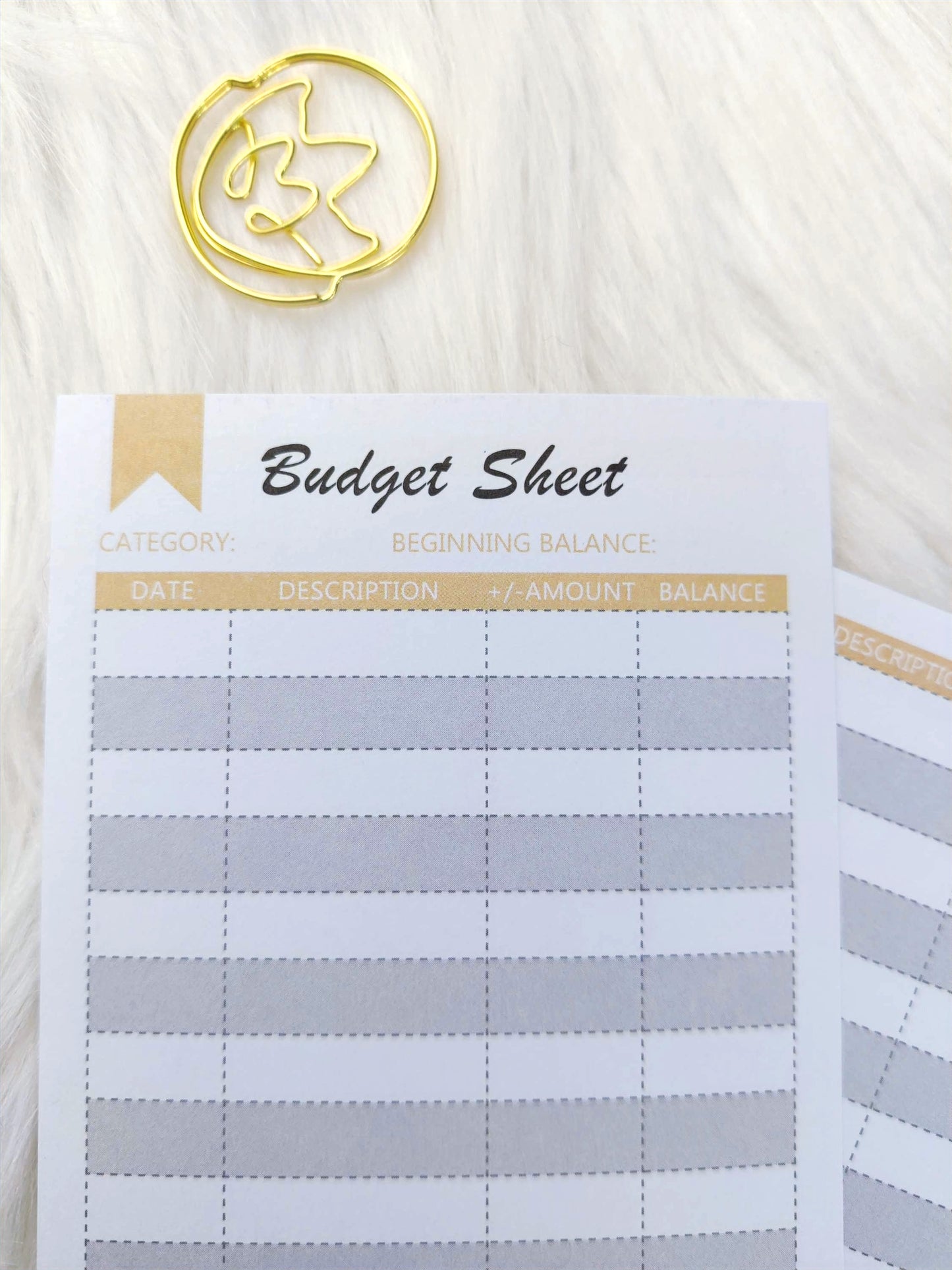Affluence Budget Sheets image 3