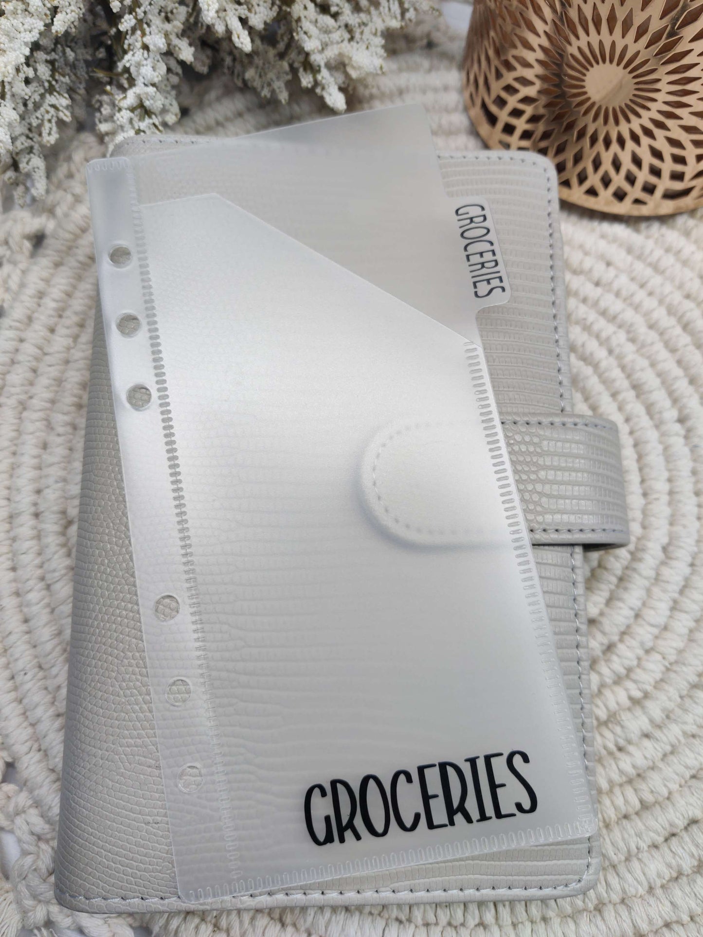 A6 Frosted Matte Vertical Tabbed Cash Envelopes image 10