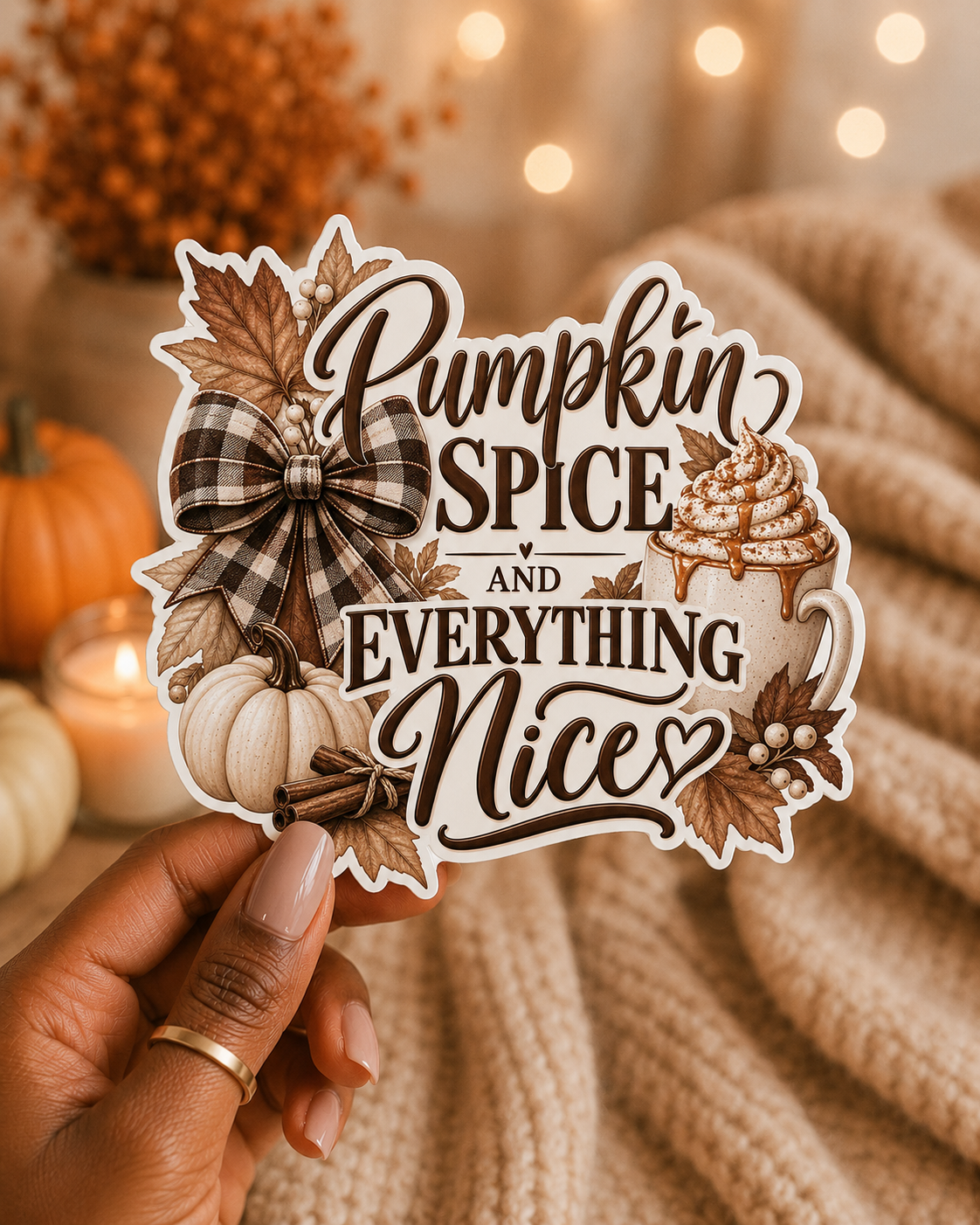 Pumpkin Spice Sticker