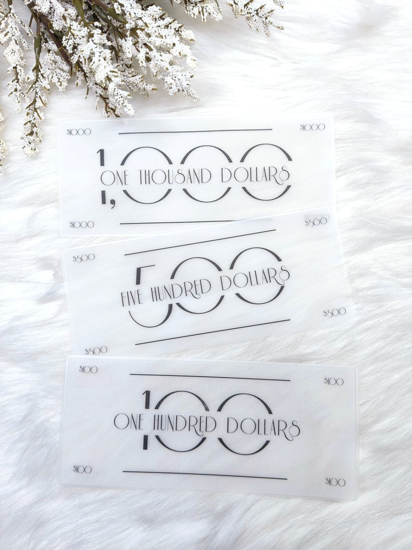 Frosted Matte Cash Placeholders image 4