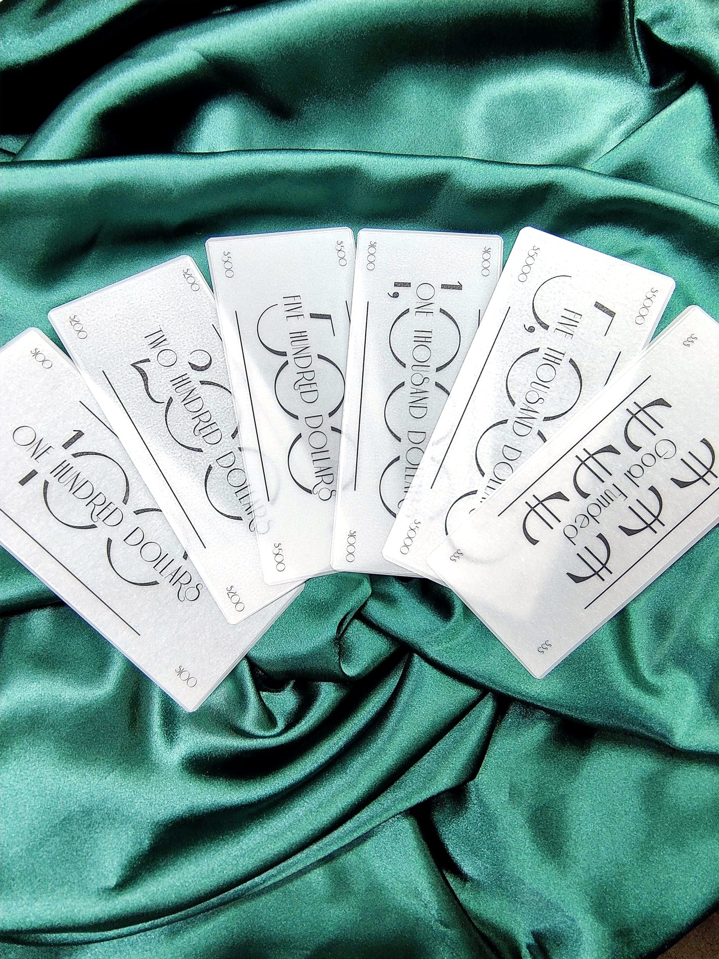 Frosted Matte Cash Placeholders image 0