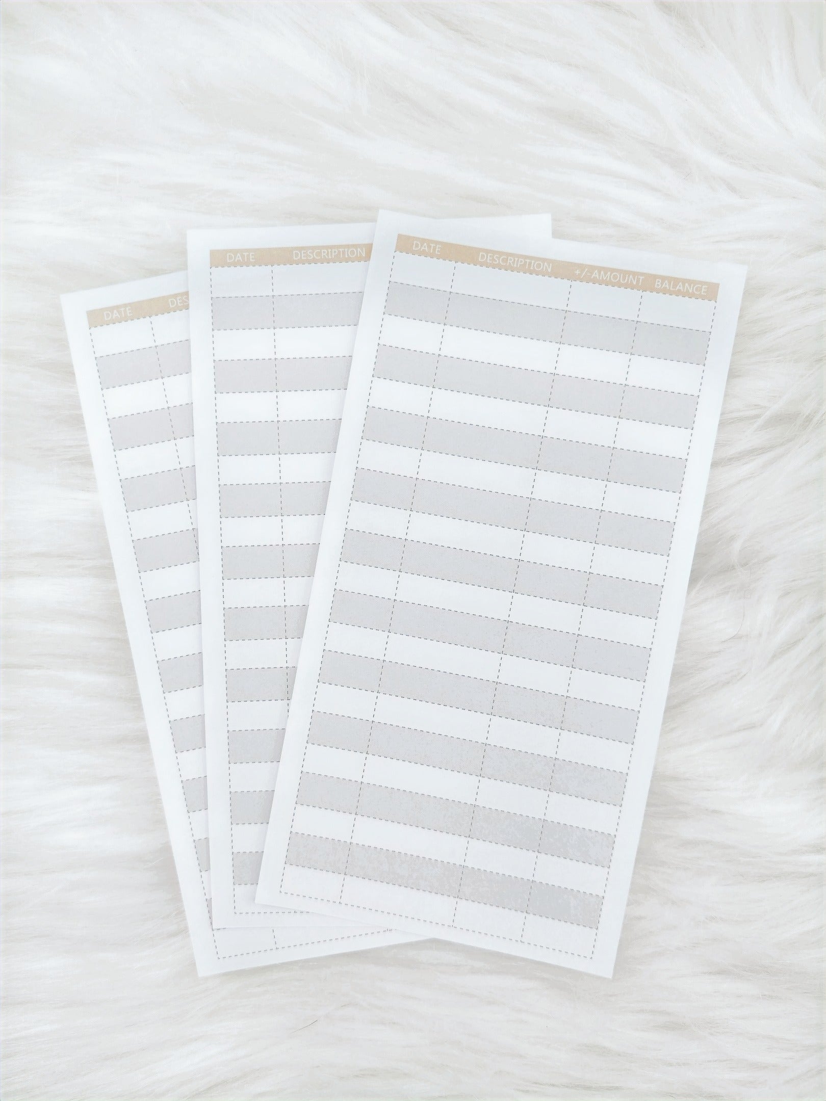 Affluence Budget Sheets image 2