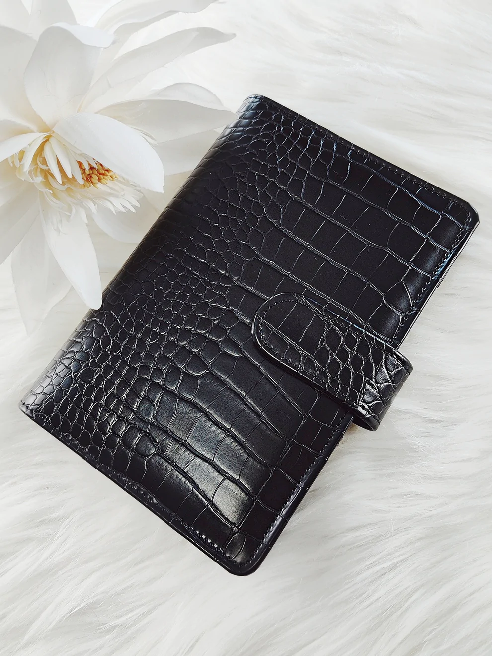 Affluence A6 Croc Cash Binder image 0