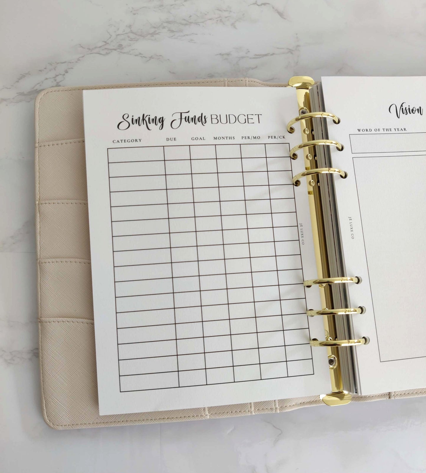 A5 Affluence Finance Planner Inserts© image 4