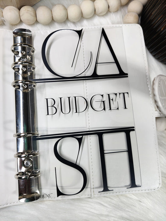 A6 Cash Budget Acrylic Dashboard image 0
