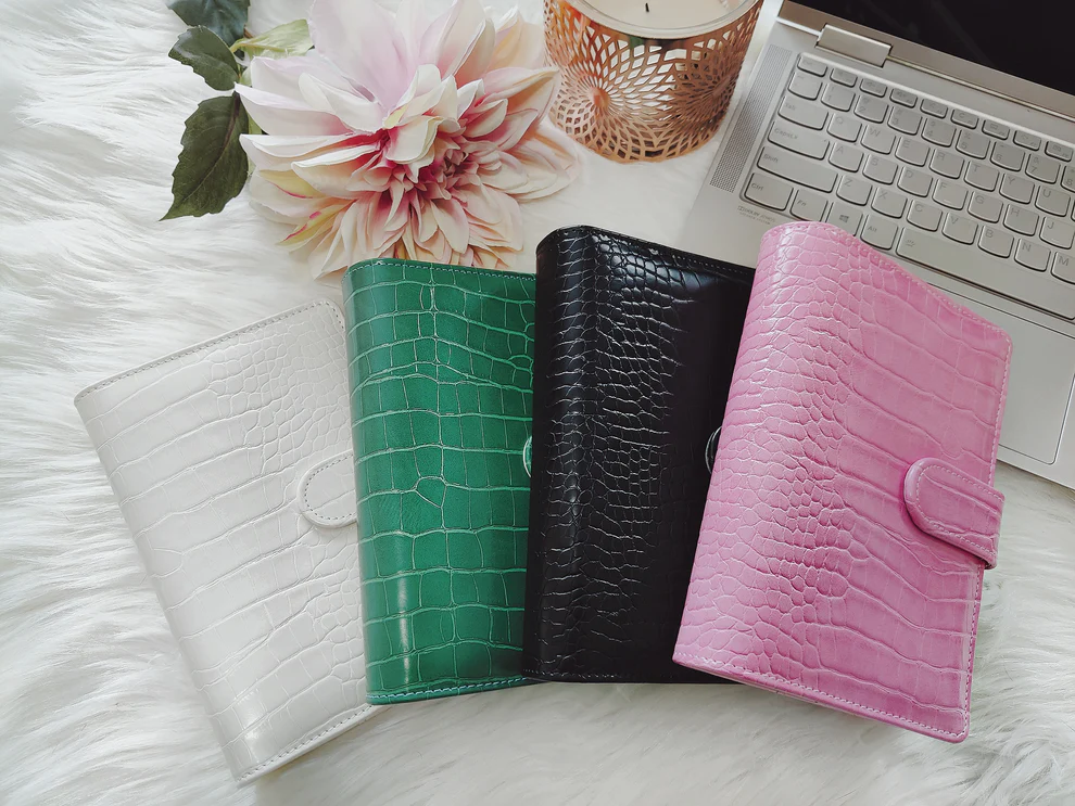 Affluence A6 Croc Cash Binder image 1