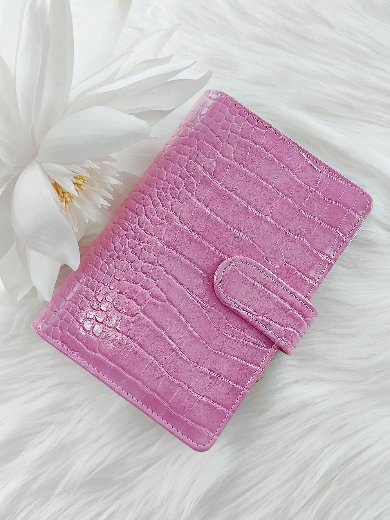 Affluence A6 Croc Cash Binder image 7