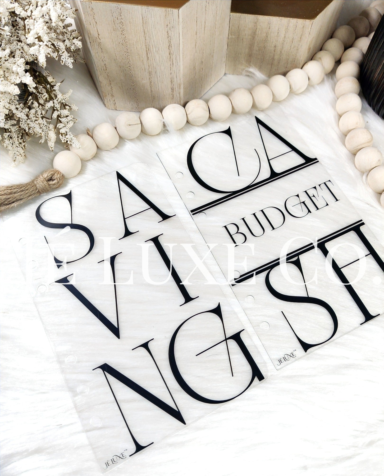 A6 Cash Budget Acrylic Dashboard image 2