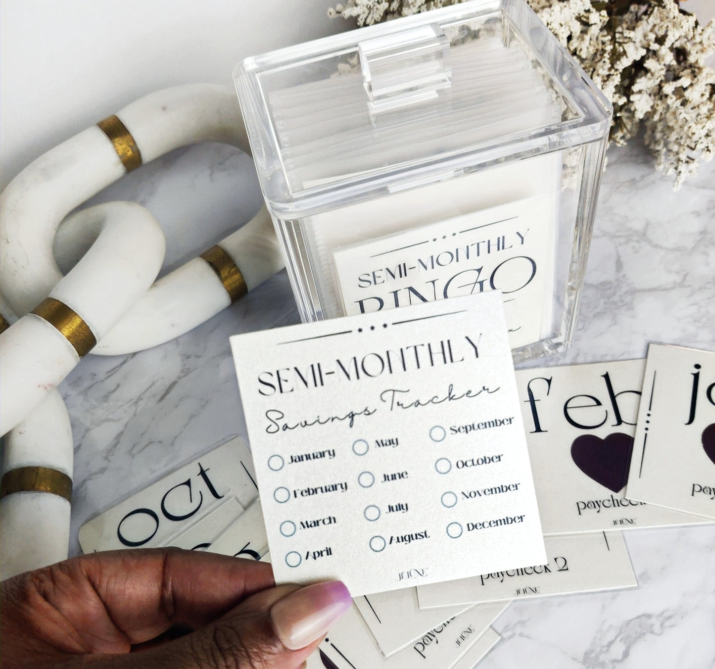 Semimonthly BINGO Savings Challenge Box image 2