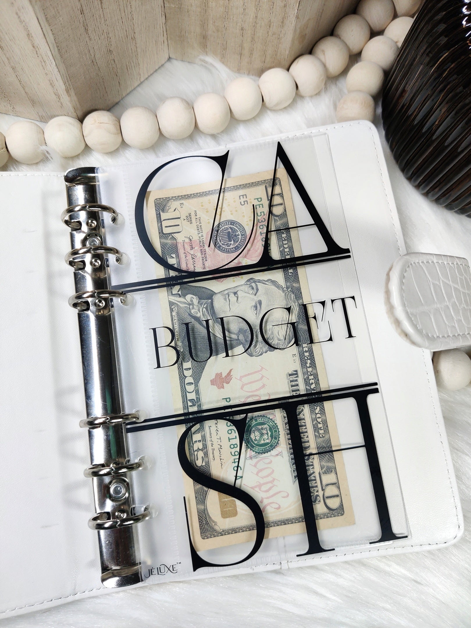 A6 Cash Budget Acrylic Dashboard image 1