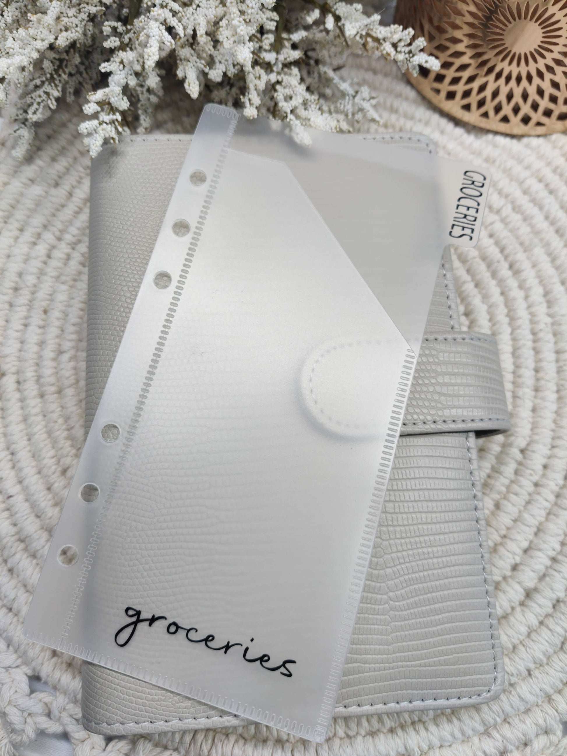 A6 Frosted Matte Vertical Tabbed Cash Envelopes image 5