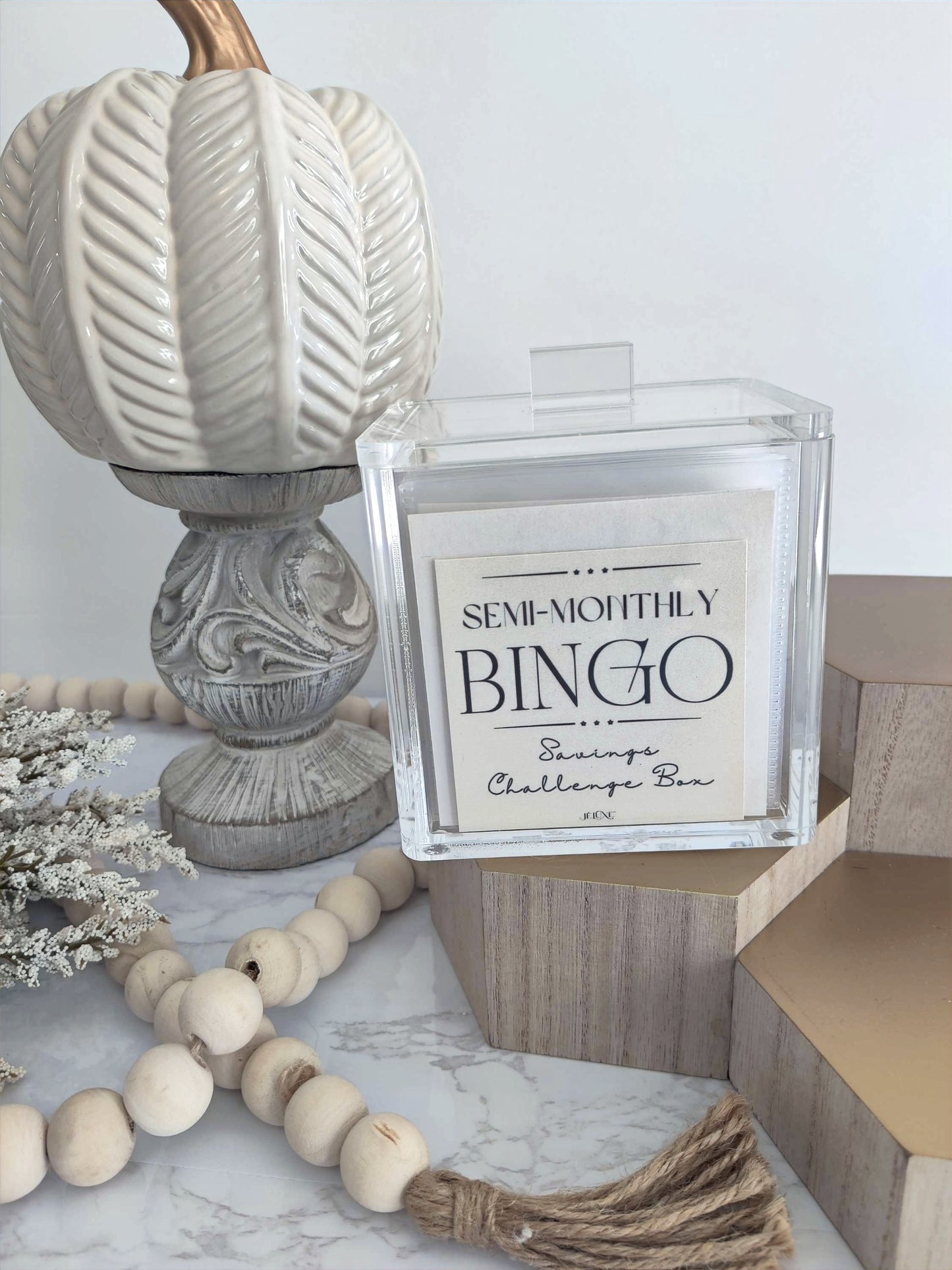 Semimonthly BINGO Savings Challenge Box image 3