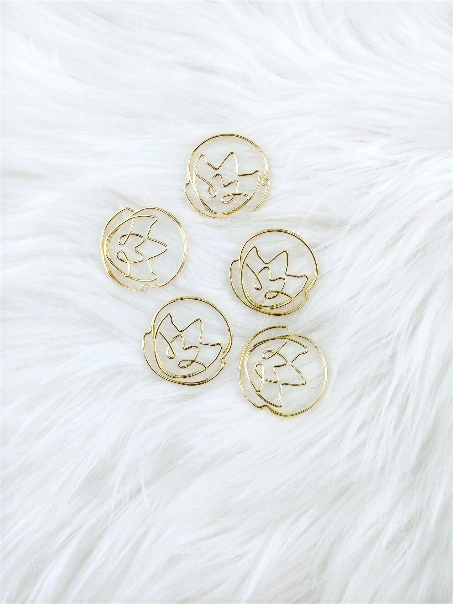 Luxe Flower Paper Clips image 0