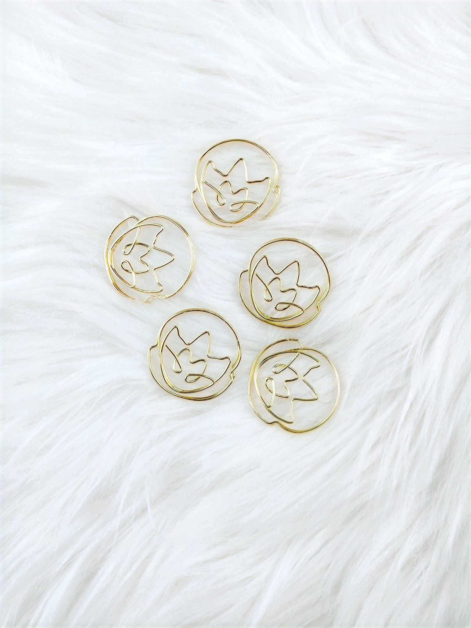 Luxe Flower Paper Clips image 0