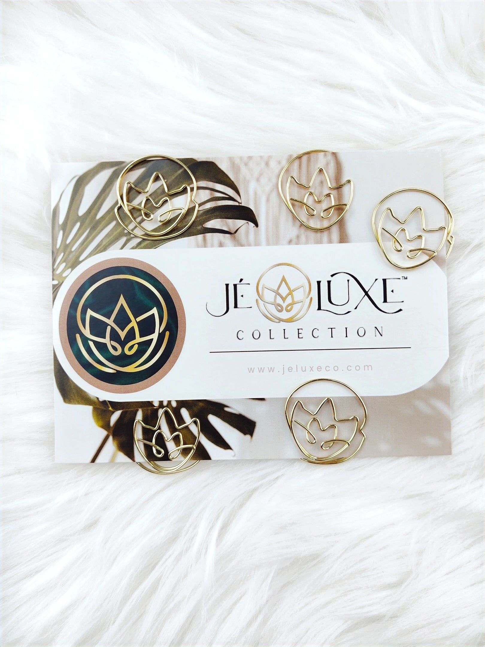 Luxe Flower Paper Clips image 2