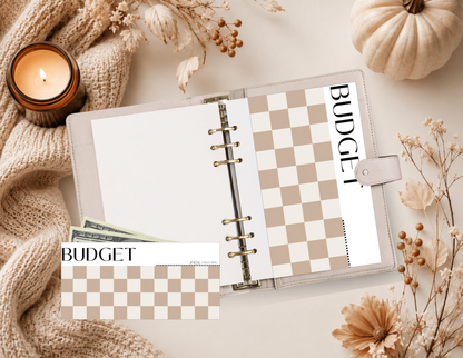 Checkered Cash Envelope