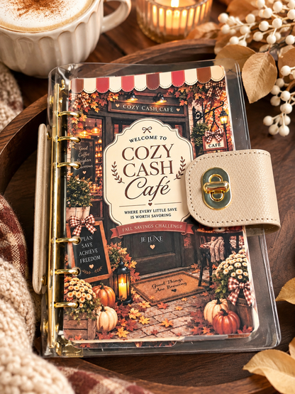 Cozy Cash Cafe Savings Challenge