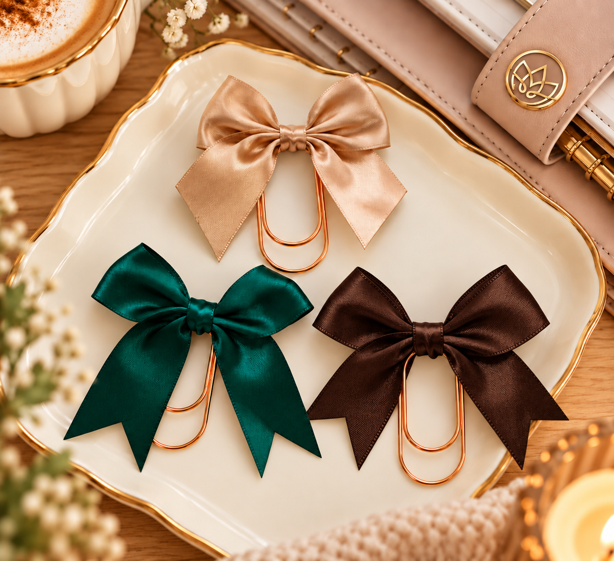 Bow Ribbon Jumbo Clip