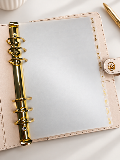 A5 Monthly Tab Dividers