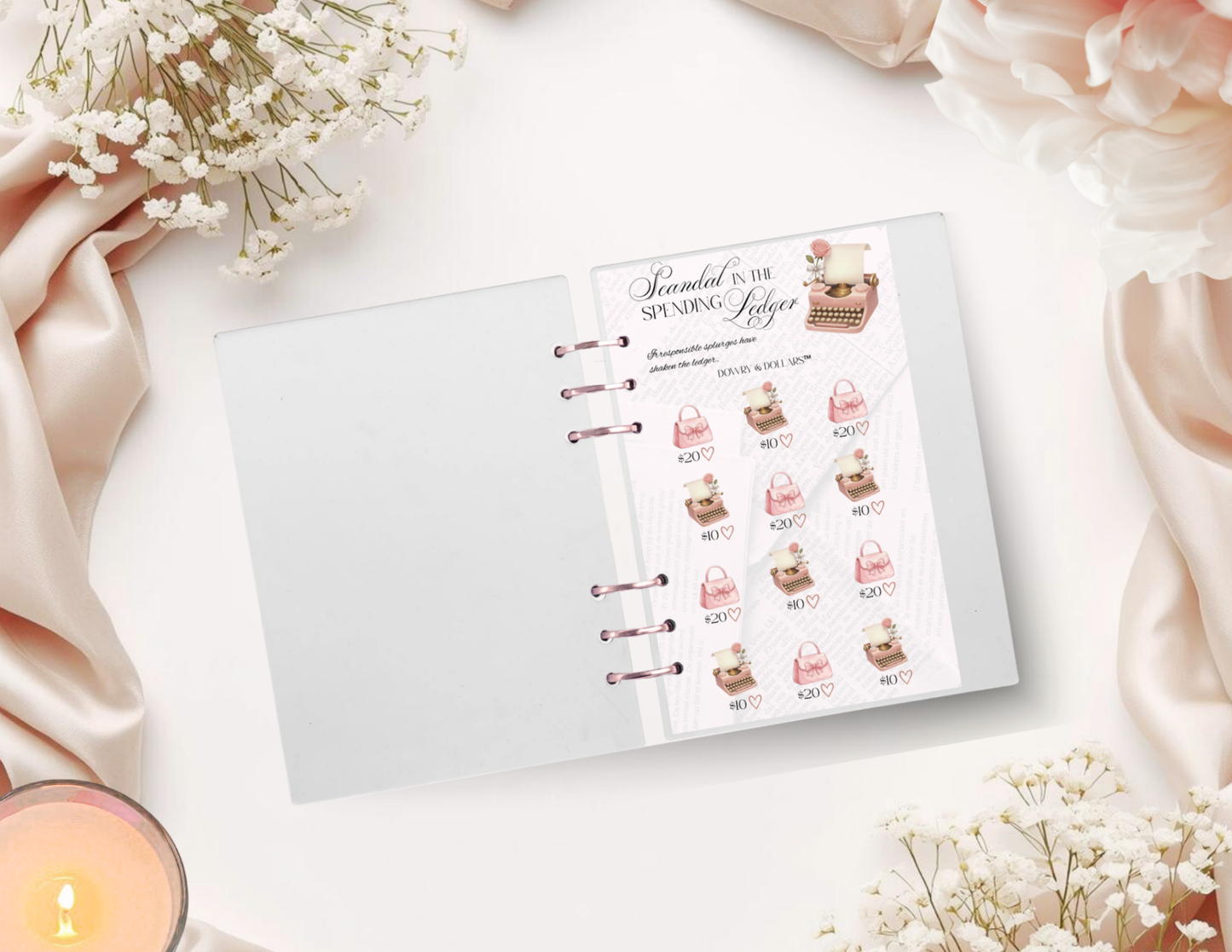 Scandal In The Spending Ledger A6 Savings Challenge