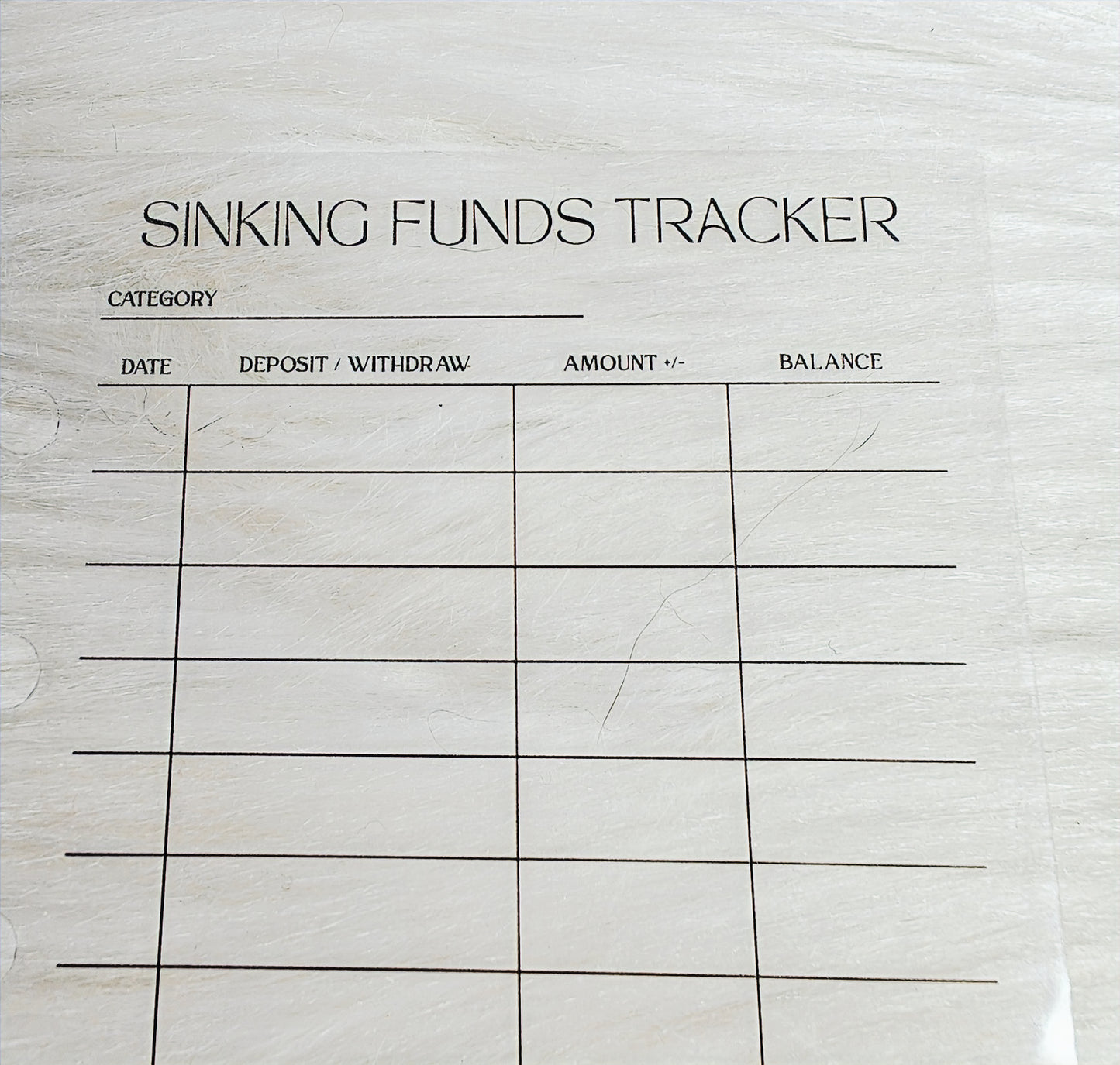 Reusable Sinking Funds Tracker image 3