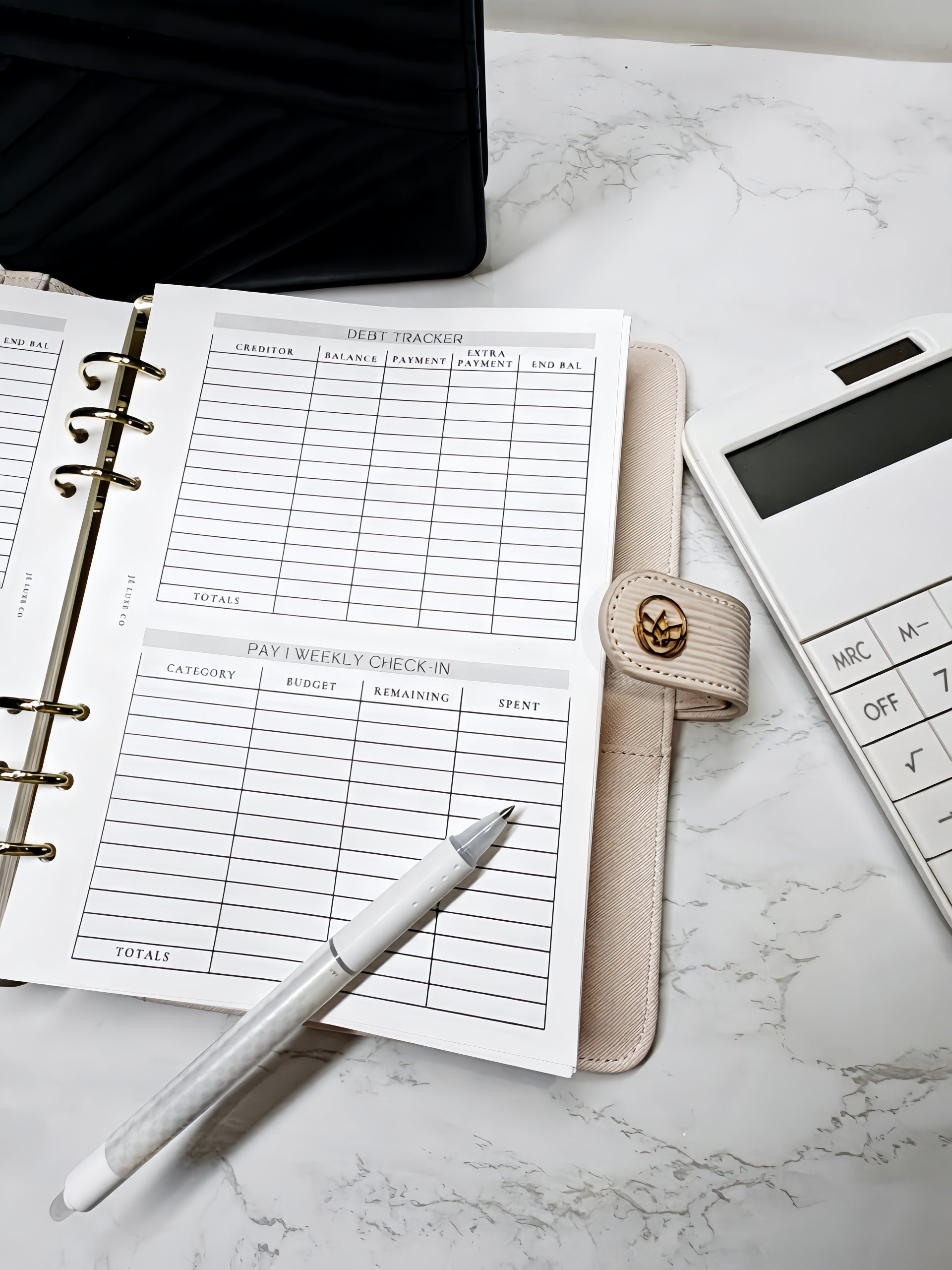 A5 Semi-Monthly Paycheck Budgeting Planner Inserts image 6