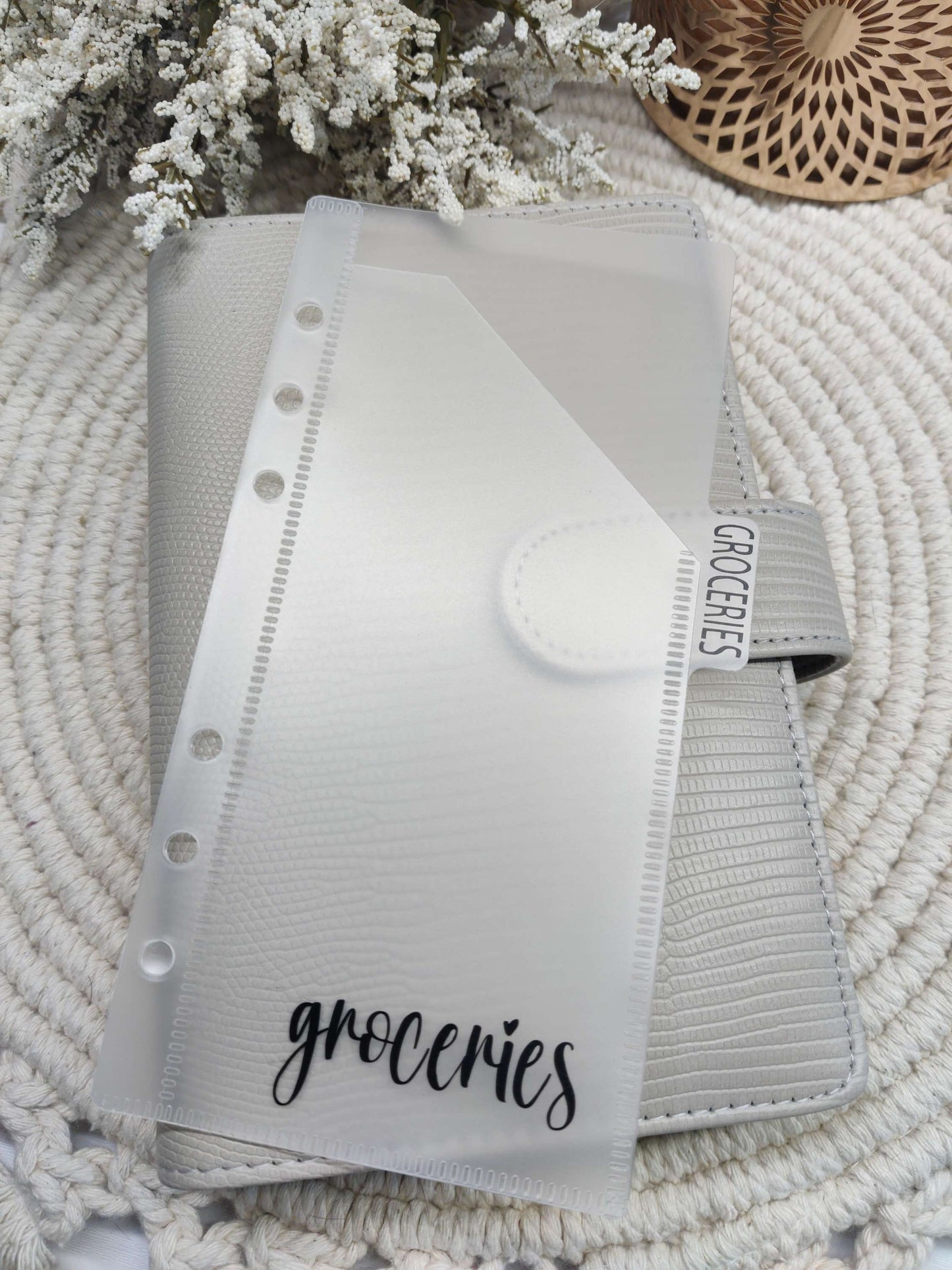 A6 Frosted Matte Vertical Tabbed Cash Envelopes image 8