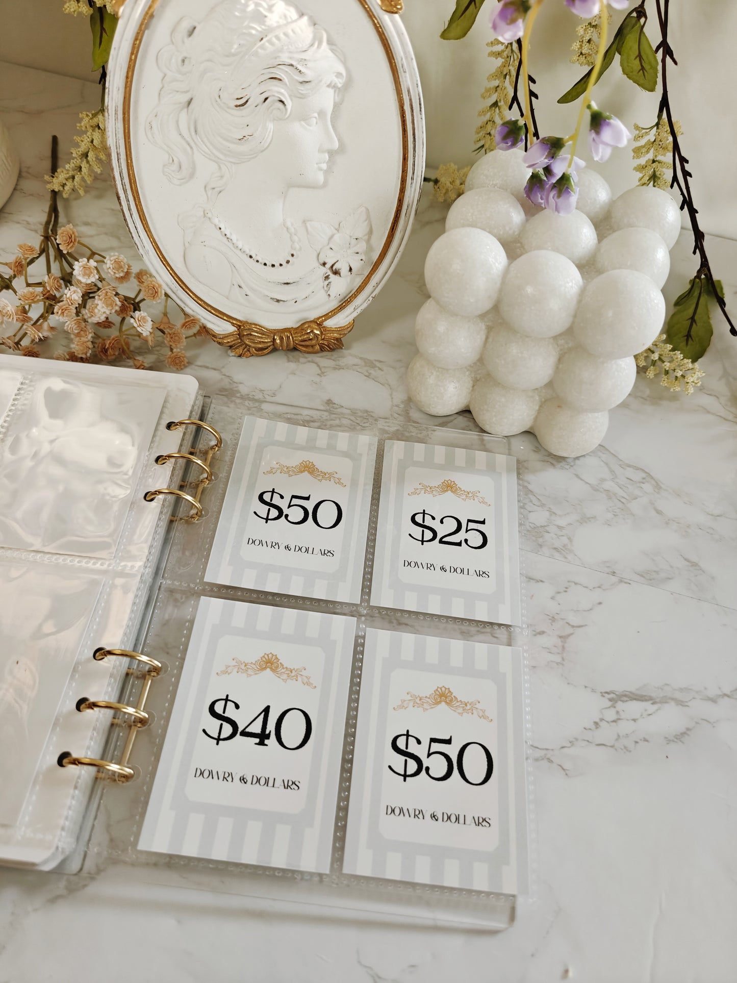 Dowry & Dollars™ A5 Savings Challenge Bundle