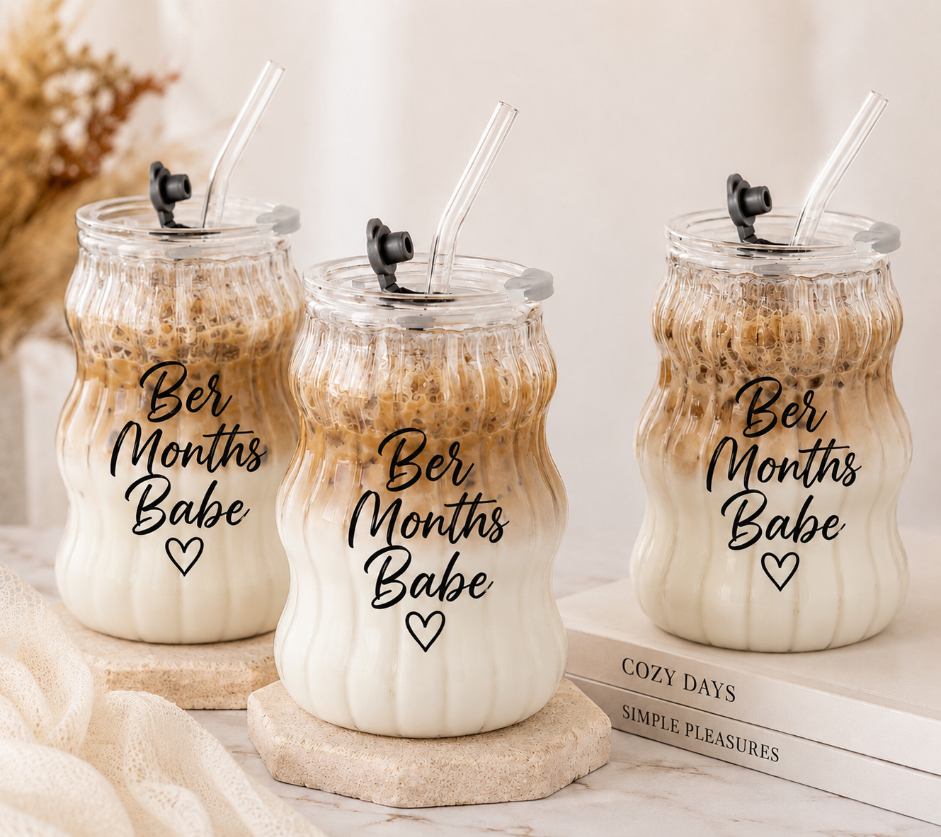 Ber Months Babe Glass Cup