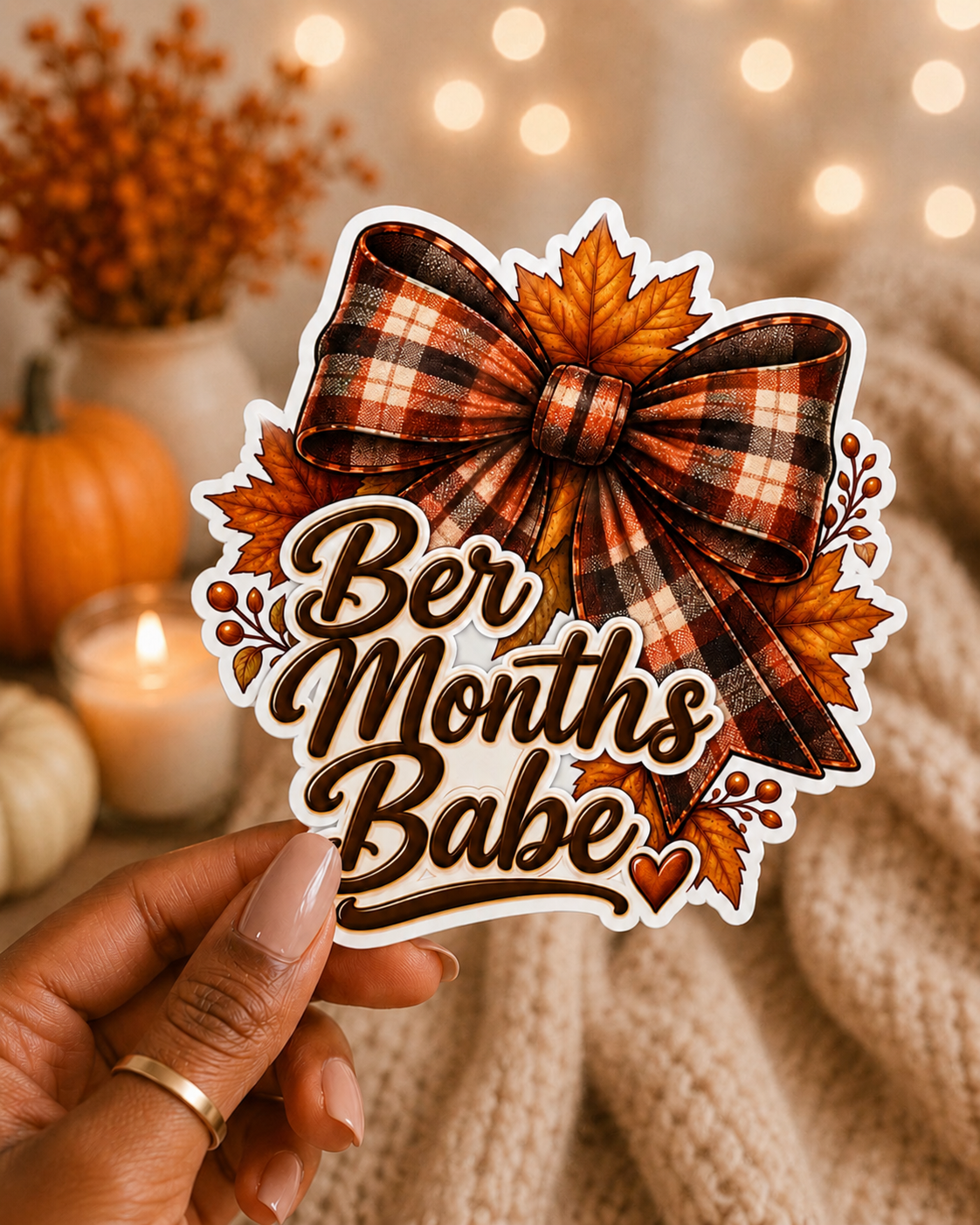 Ber Months Babe Sticker