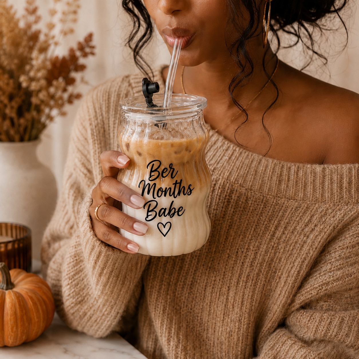 Ber Months Babe Glass Cup
