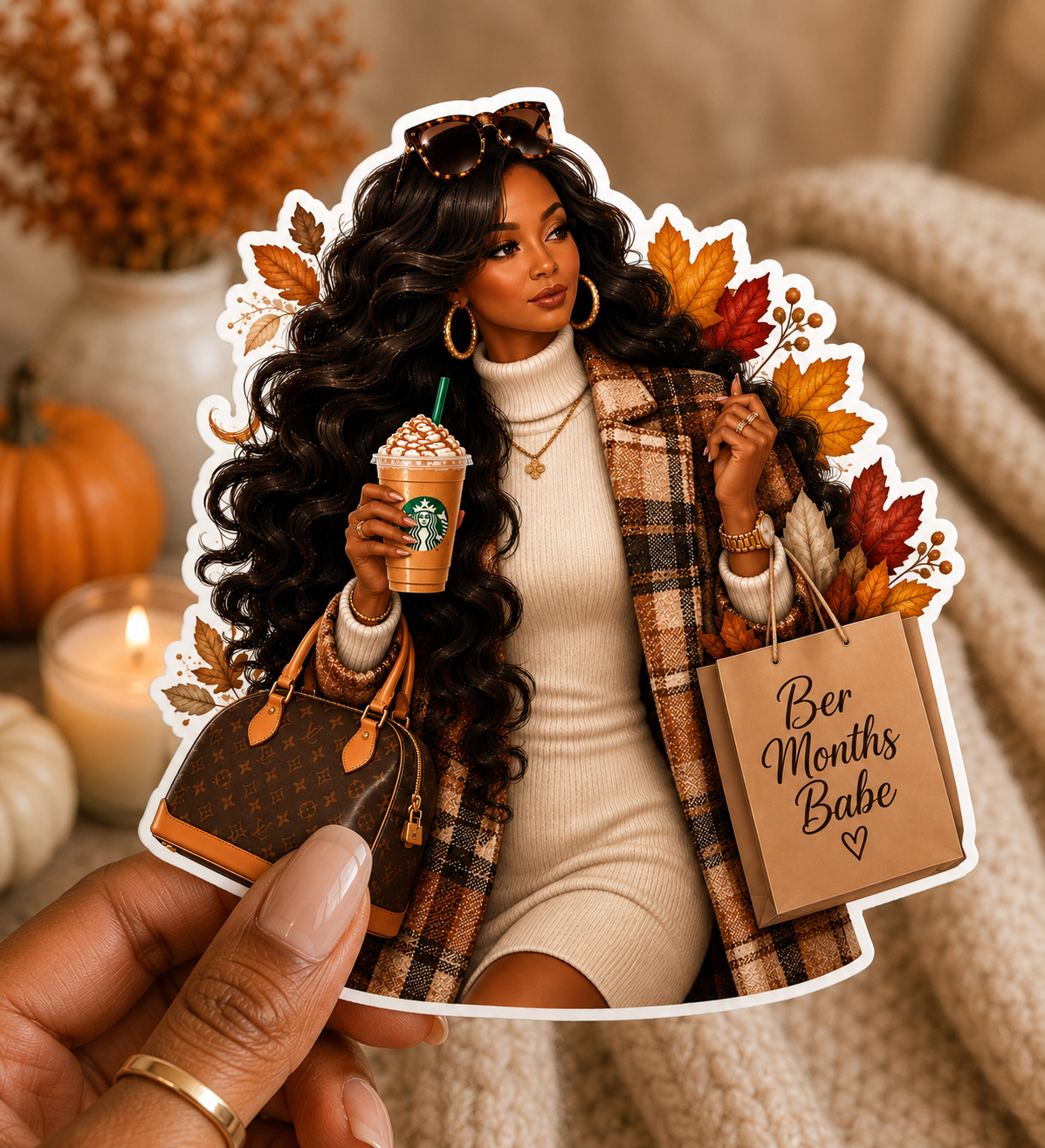 Fall Shopping Sticker