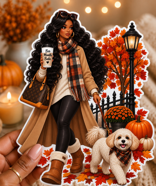 Autumn Walk Sticker