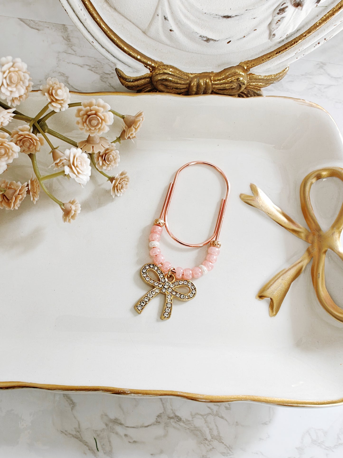 Bling Bow Jumbo Clip