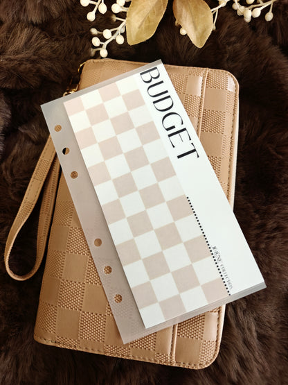 Checkered Cash Envelope